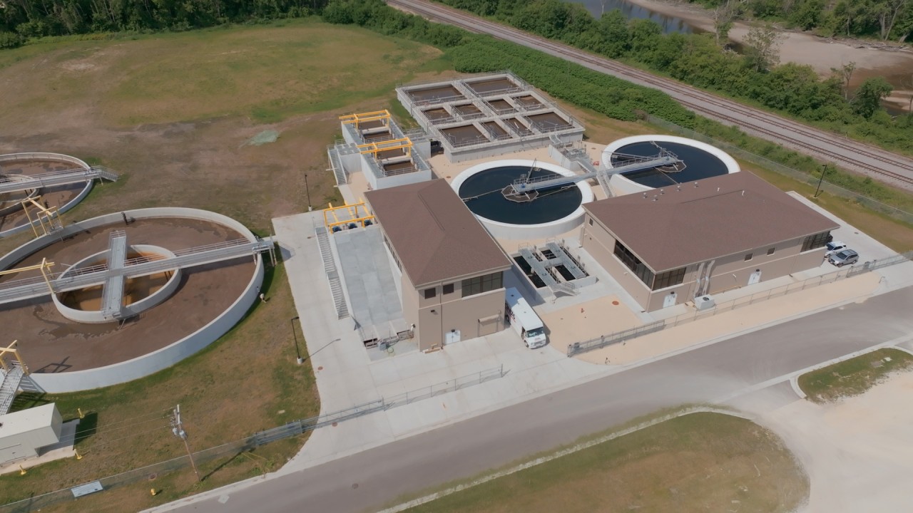 The South Beloit wastewater treatment plant, a project by Fehr Graham.